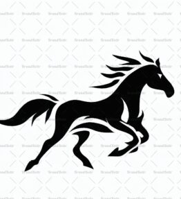 Galoppierendes Pferd